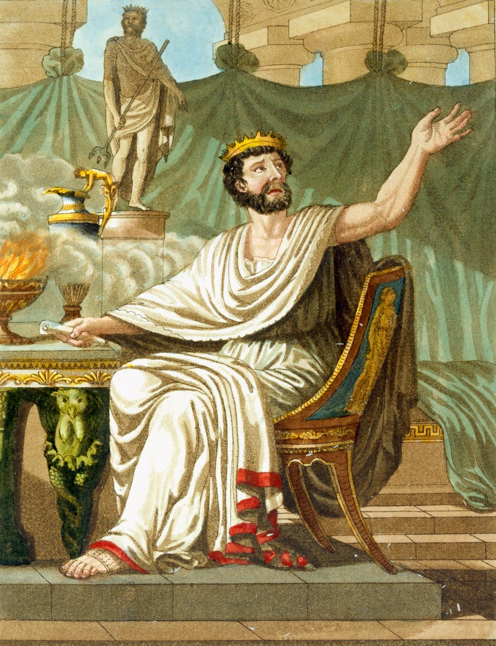 Rex Sacrificulus, illustration från "L