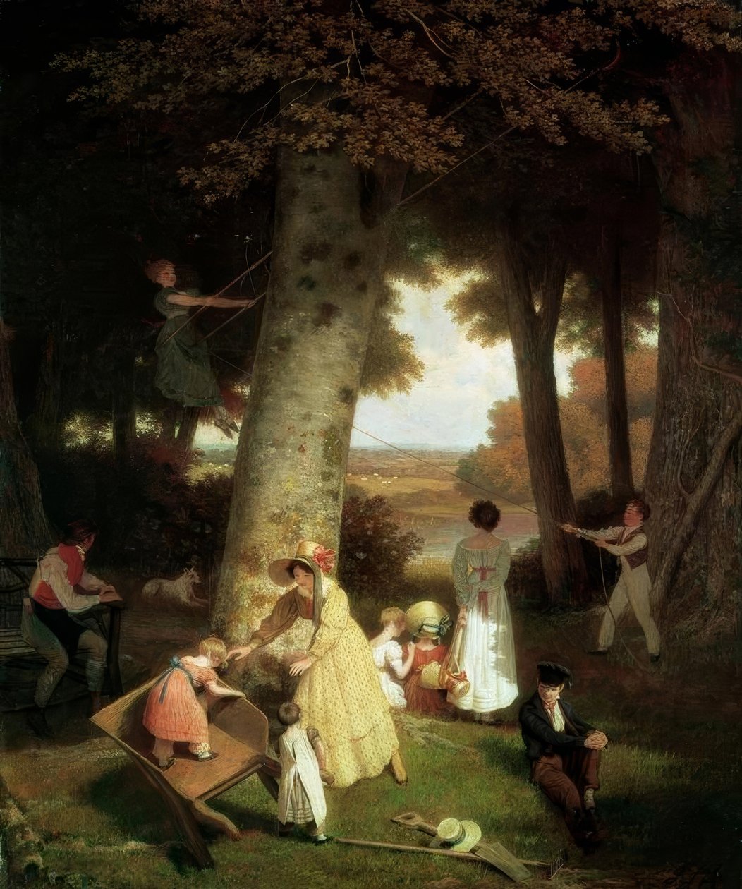 Spelens plats av Jacques Laurent Agasse