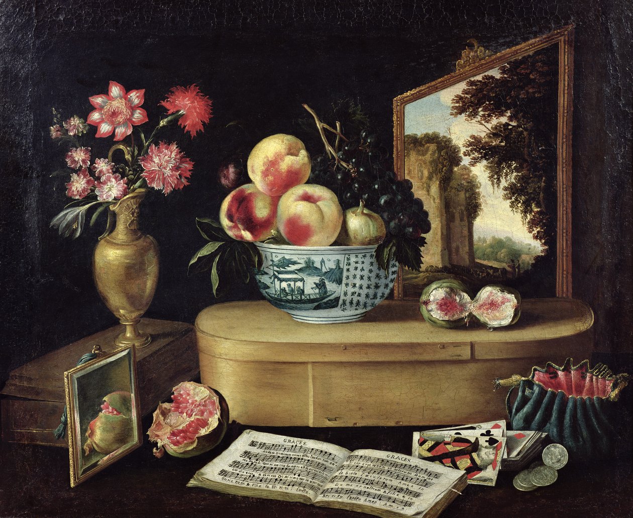 De fem sinnena, 1638 av Jacques Linard