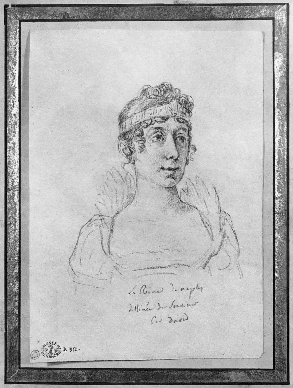 Caroline Bonaparte, drottning av Neapel av Jacques Louis David