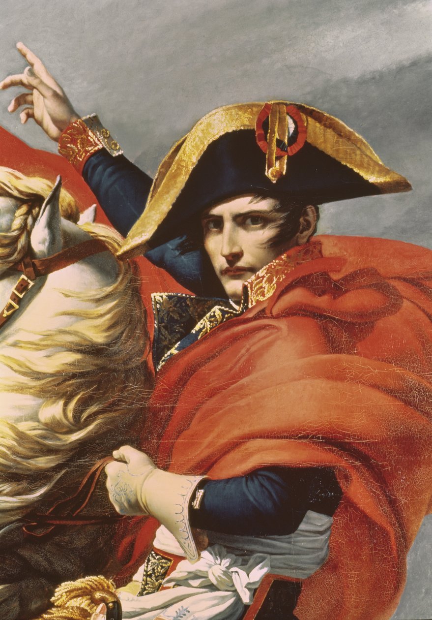 Napoleon (1769-1821) korsade Alperna den 20 maj 1800, 1802 av Jacques Louis David