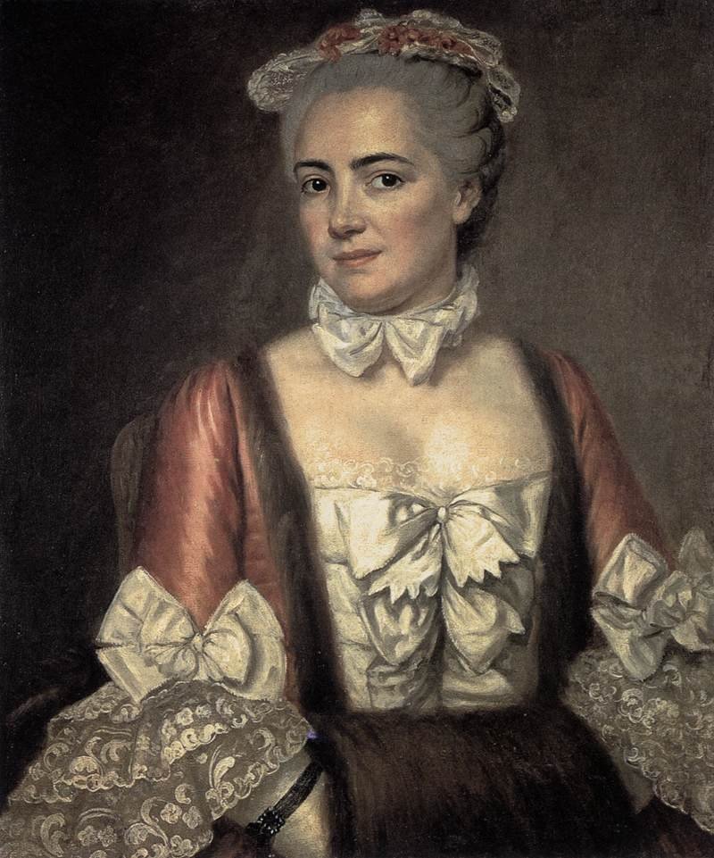 Portrait of Marie-Françoise Buron av Jacques Louis David