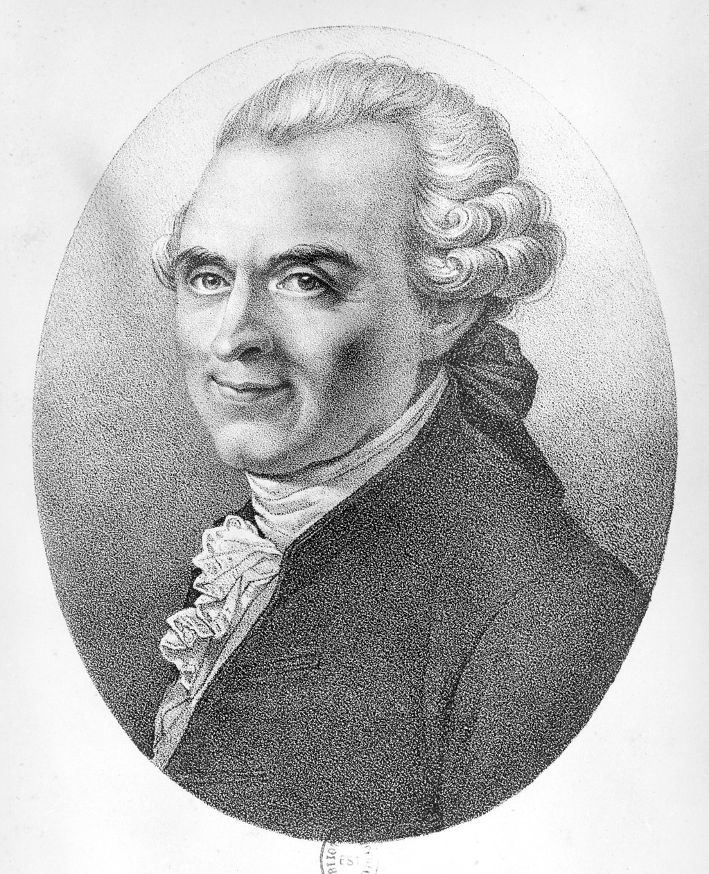 Porträtt av Michel-Jean Sedaine (1719-97) av Jacques Louis David