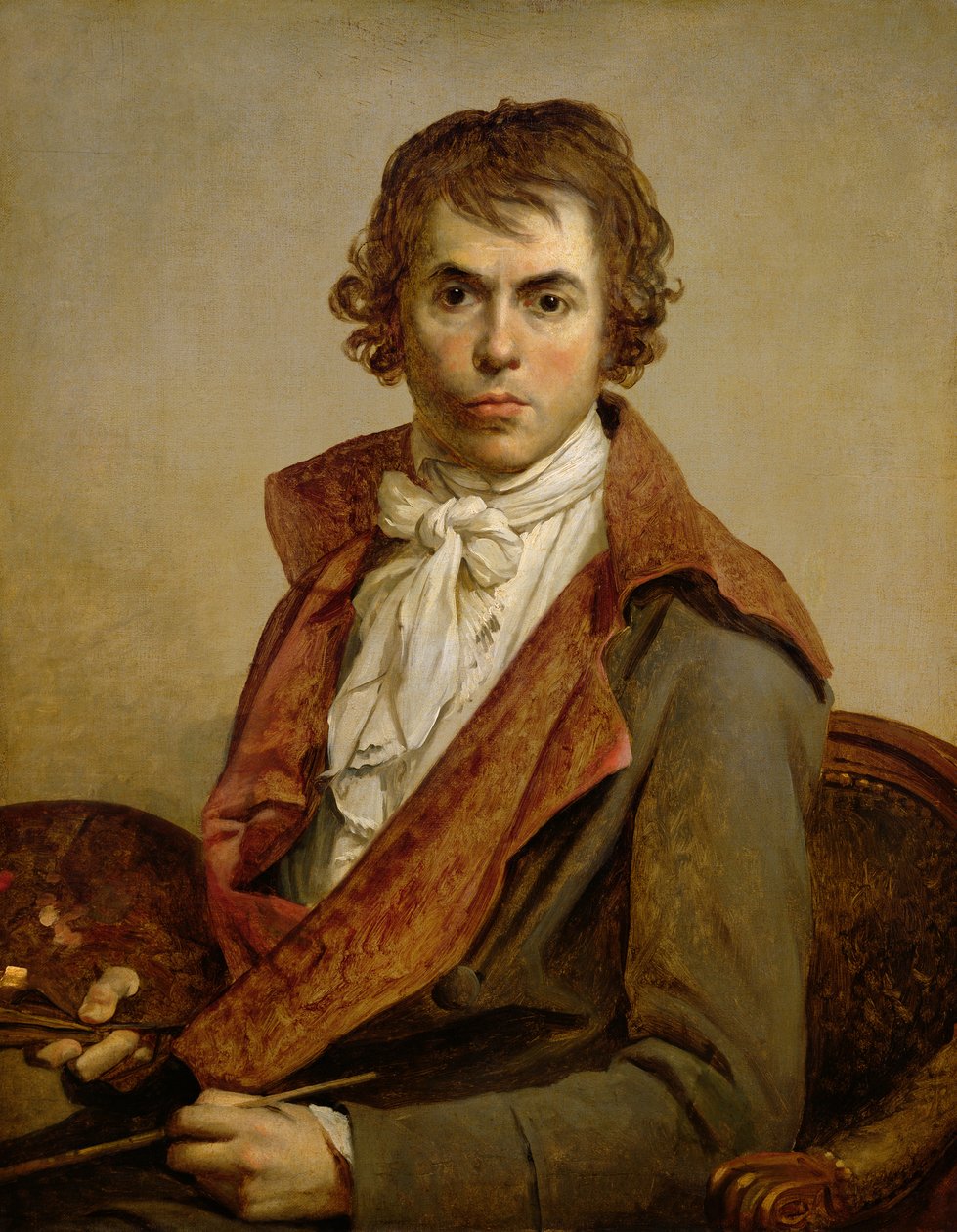 Självporträtt, 1794 av Jacques Louis David