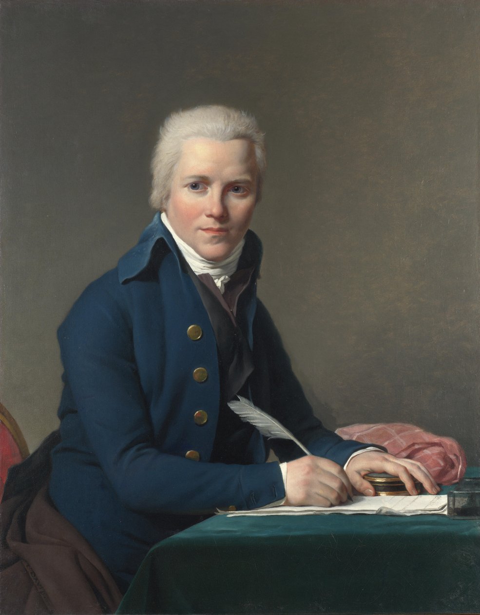 The Dutch envoy in Paris Jacobus Blauw  av Jacques Louis David