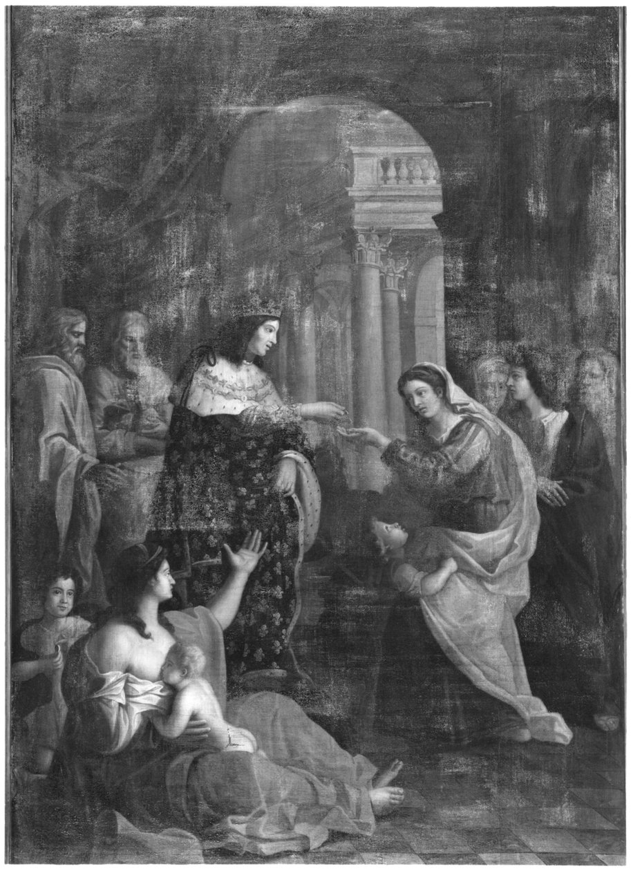 St Louis (1214-70) som delar ut allmosor av Jacques Stella