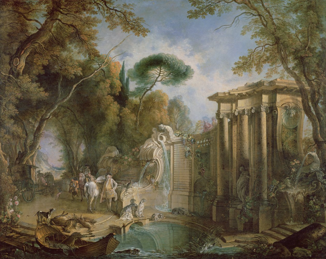 Parc de Marly av Jacques de Lajoüe