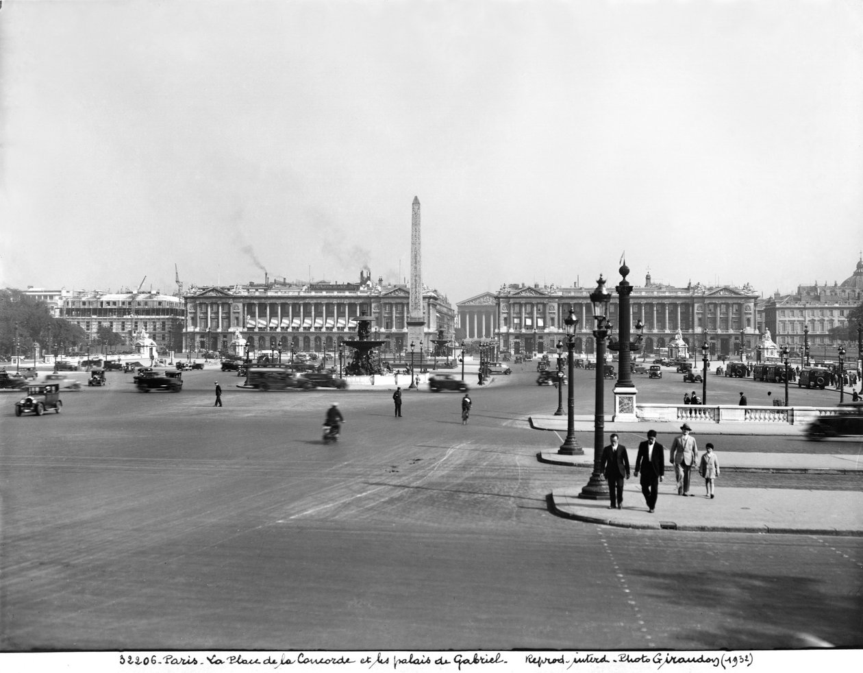 Place de la Concorde, designad 1757 av Jacques Ange Gabriel