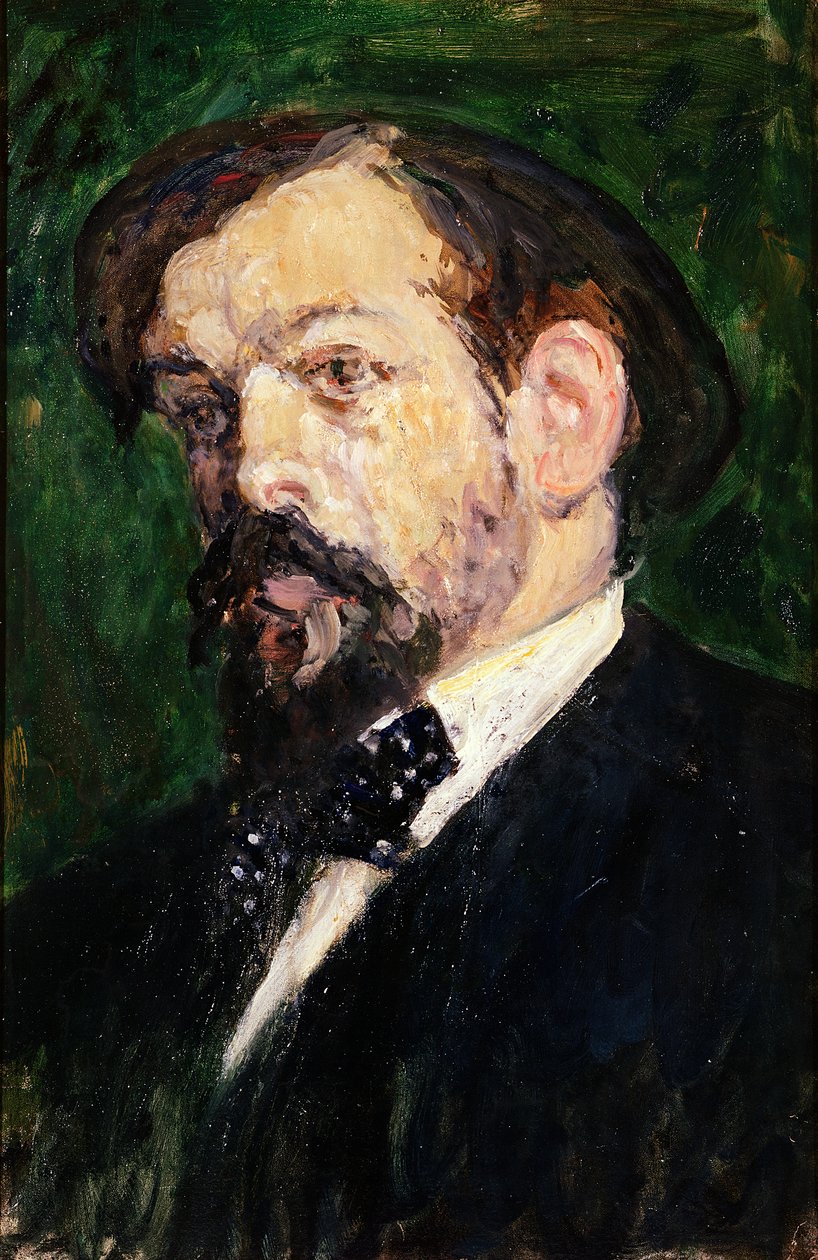 Porträtt av Claude Debussy (1862-1918) av Jacques Emile Blanche
