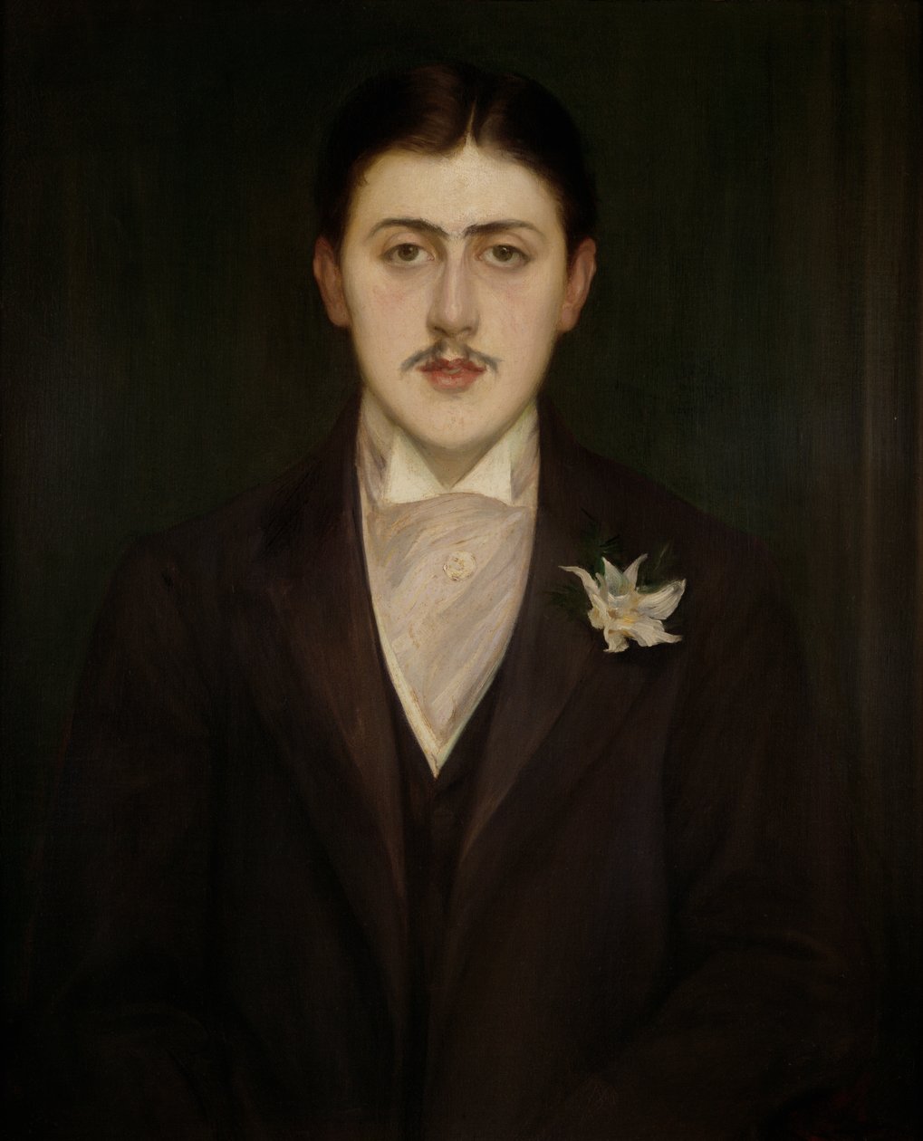 Porträtt av Marcel Proust (1871-1922) 1892 av Jacques Emile Blanche