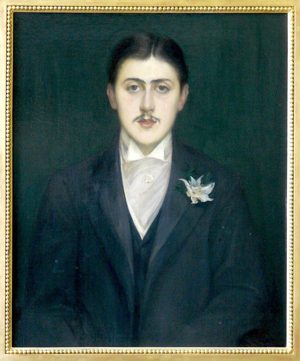 Porträtt av Marcel Proust av Jacques-Emile Blanche
