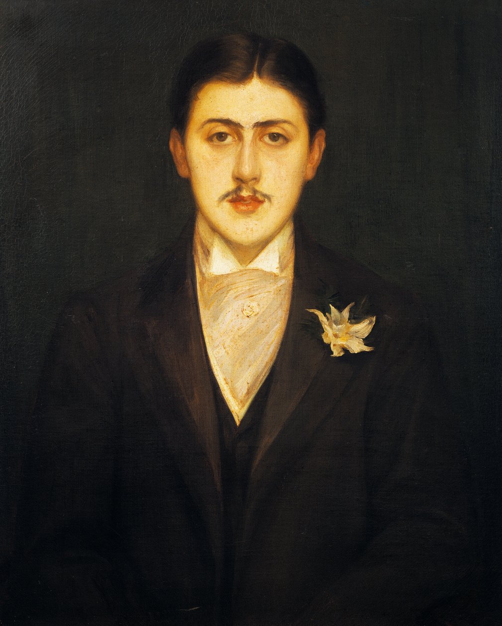Porträtt av Marcel Proust (Paris av Jacques Emile Blanche