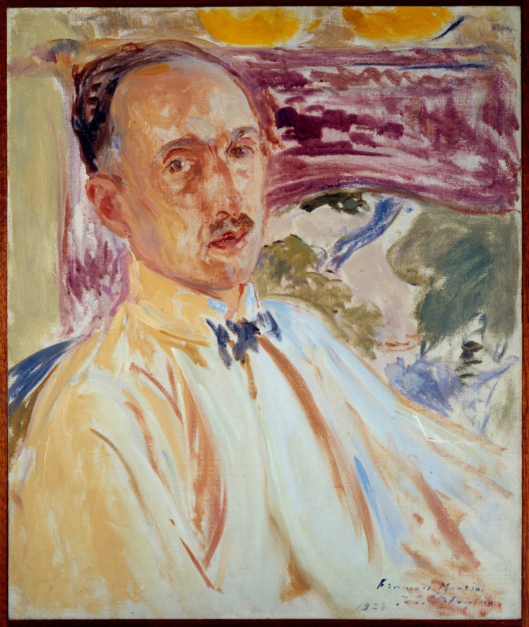 Studie för porträttet av Francois Mauriac (1885-1970), fransk författare. Målning av Jacques Emile (Jacques-Emile) Blanche (1861-1942) av Jacques Emile Blanche