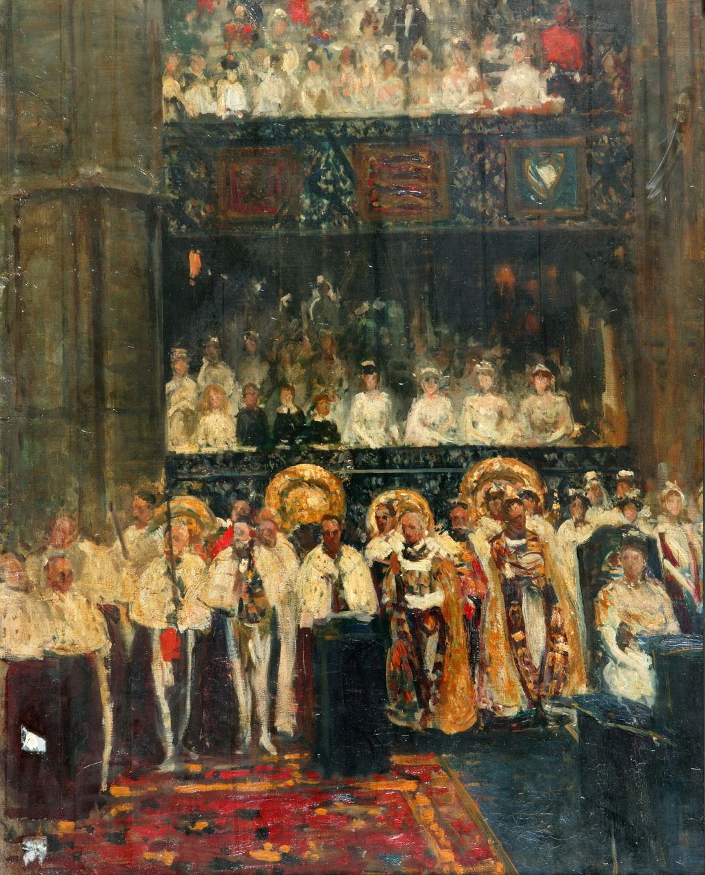 Kröningen av George V av Jacques Emile Blanche