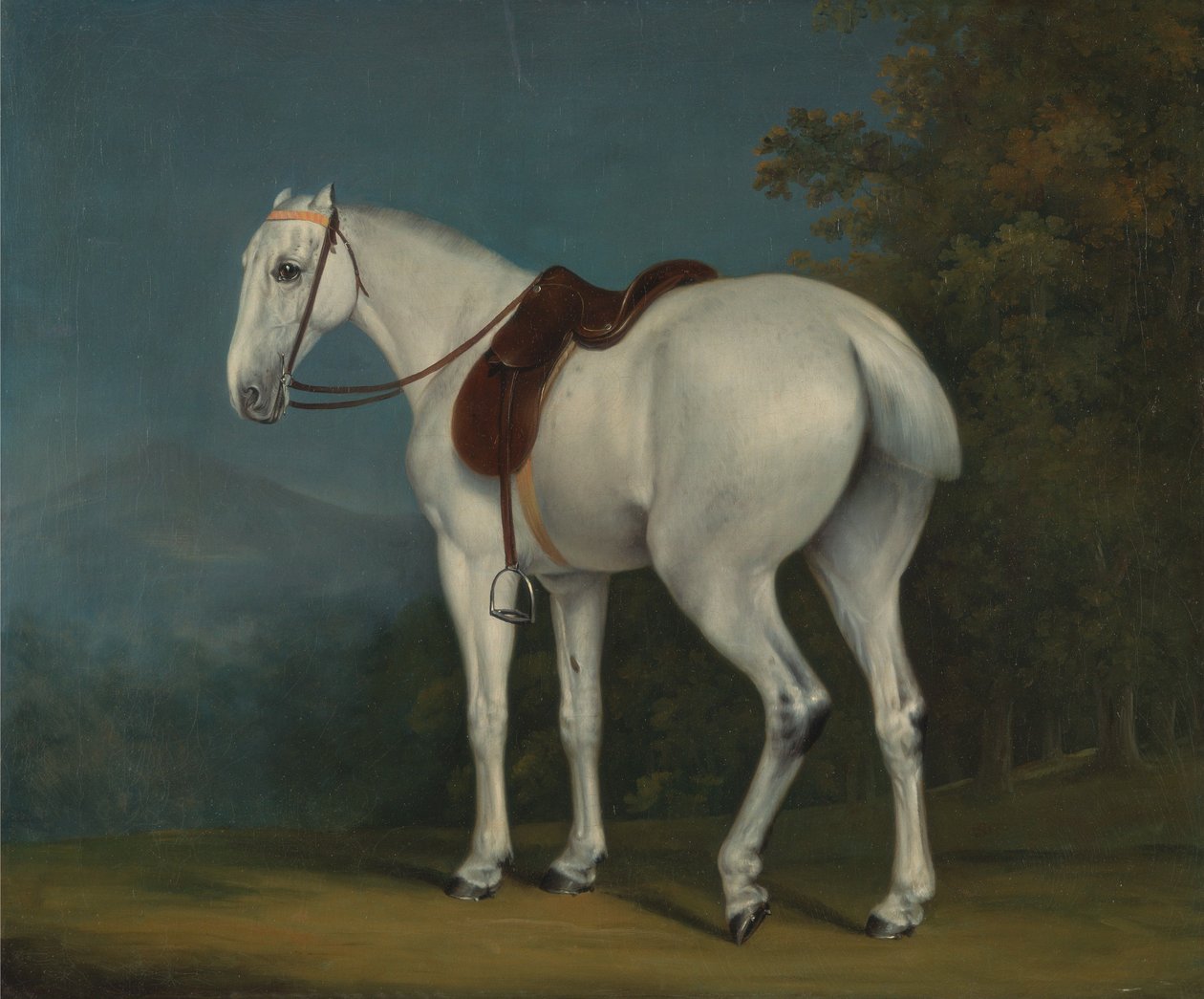 En dams grå jägare av Jacques-Laurent Agasse