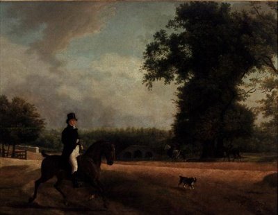 George Living till häst av Jacques Laurent Agasse