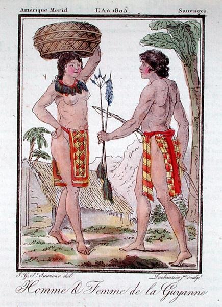 Indianer från Franska Guyana, från 
