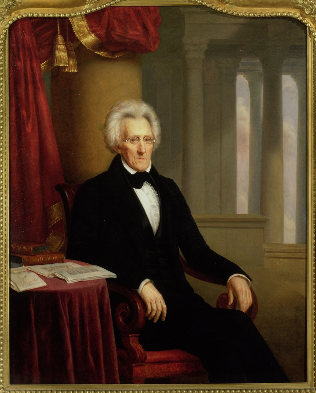 Andrew Jackson, ca 1839-40 av Jacques Amans