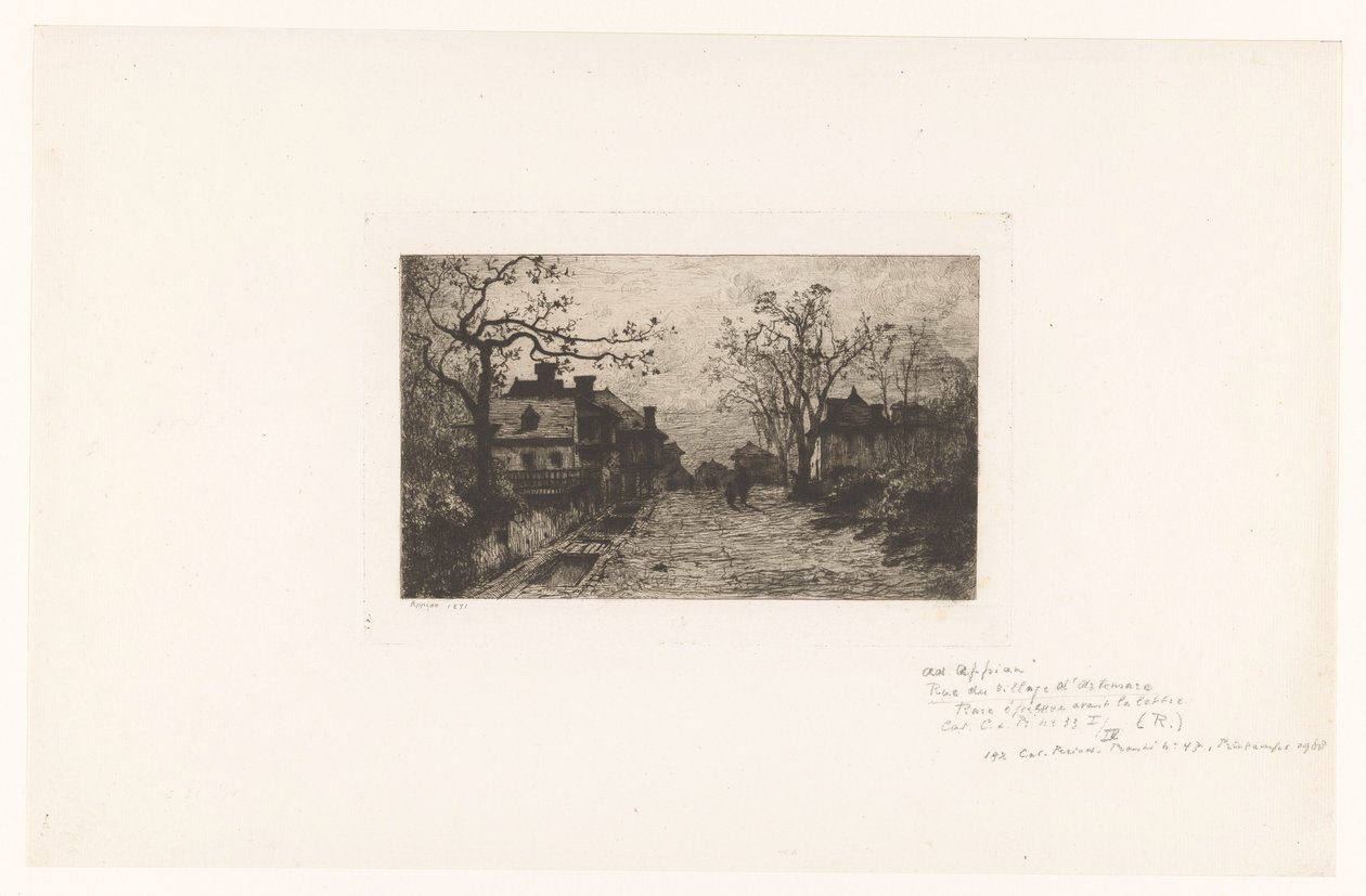 Bygata med figurer av Jacques Barthélemy Appian (Adolphe)
