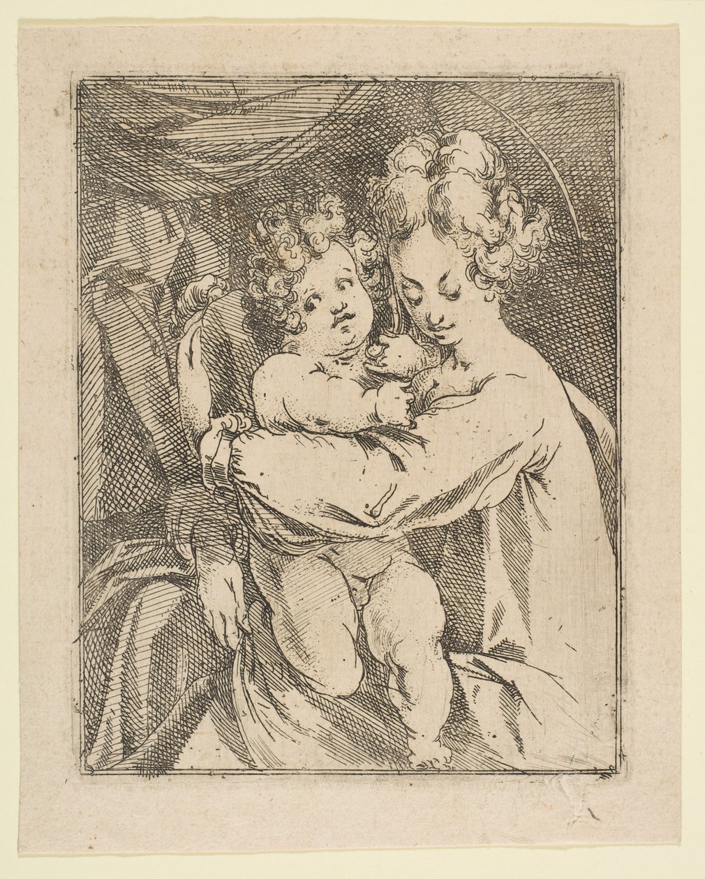 Madonna och barn, 1612-16. av Jacques Bellange