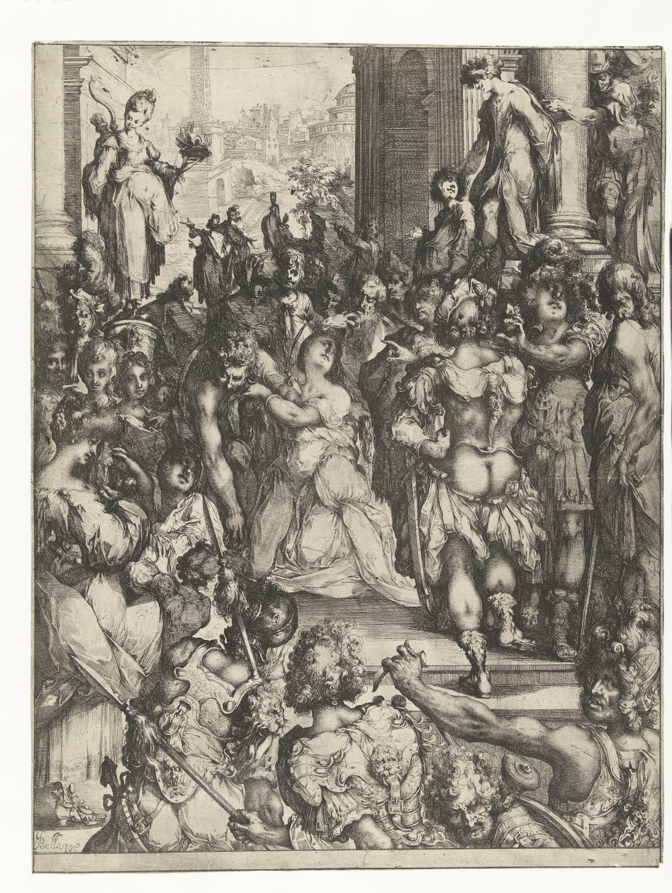 Saint Lucias martyrskap av Jacques Bellange