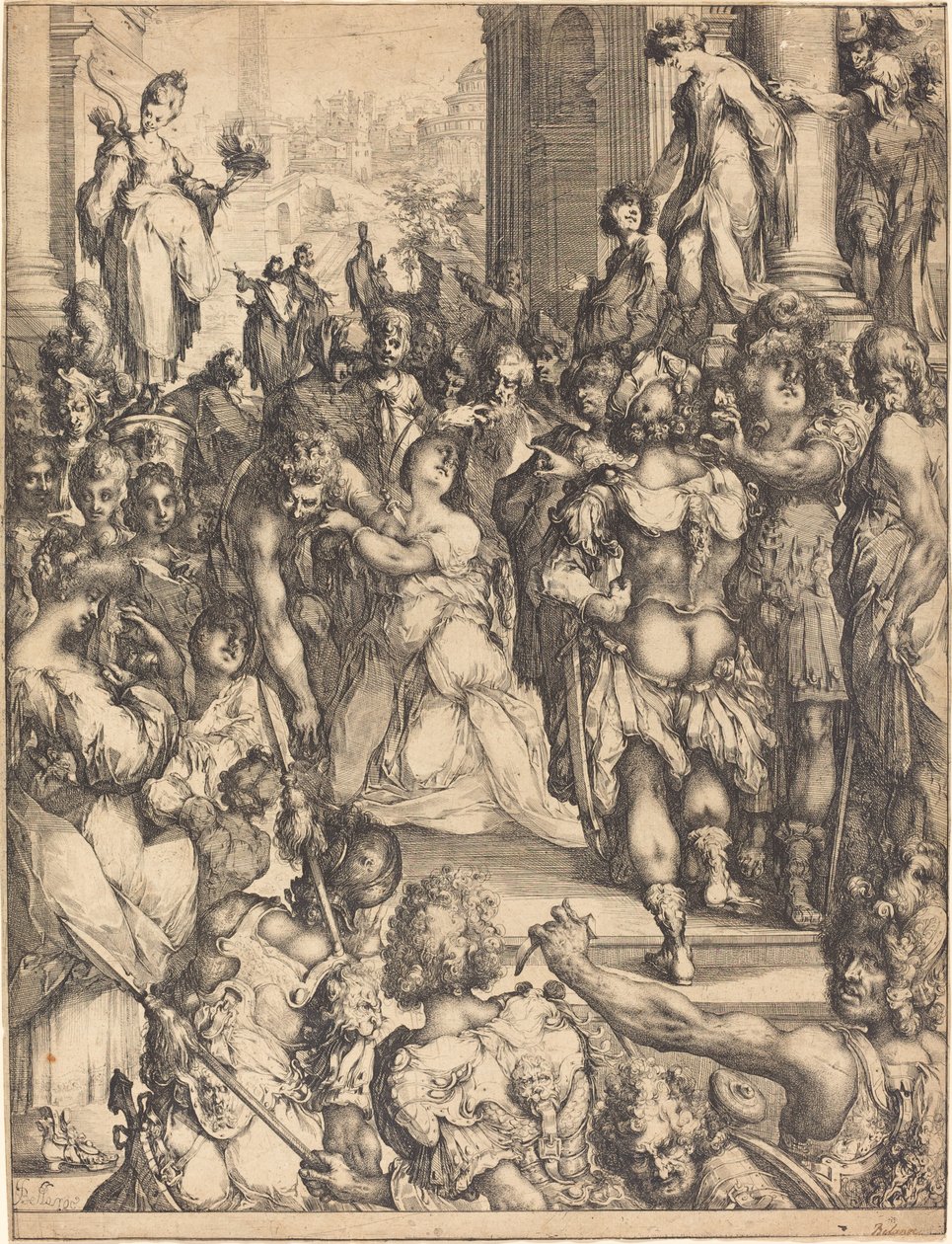 Saint Lucys martyrskap. av Jacques Bellange