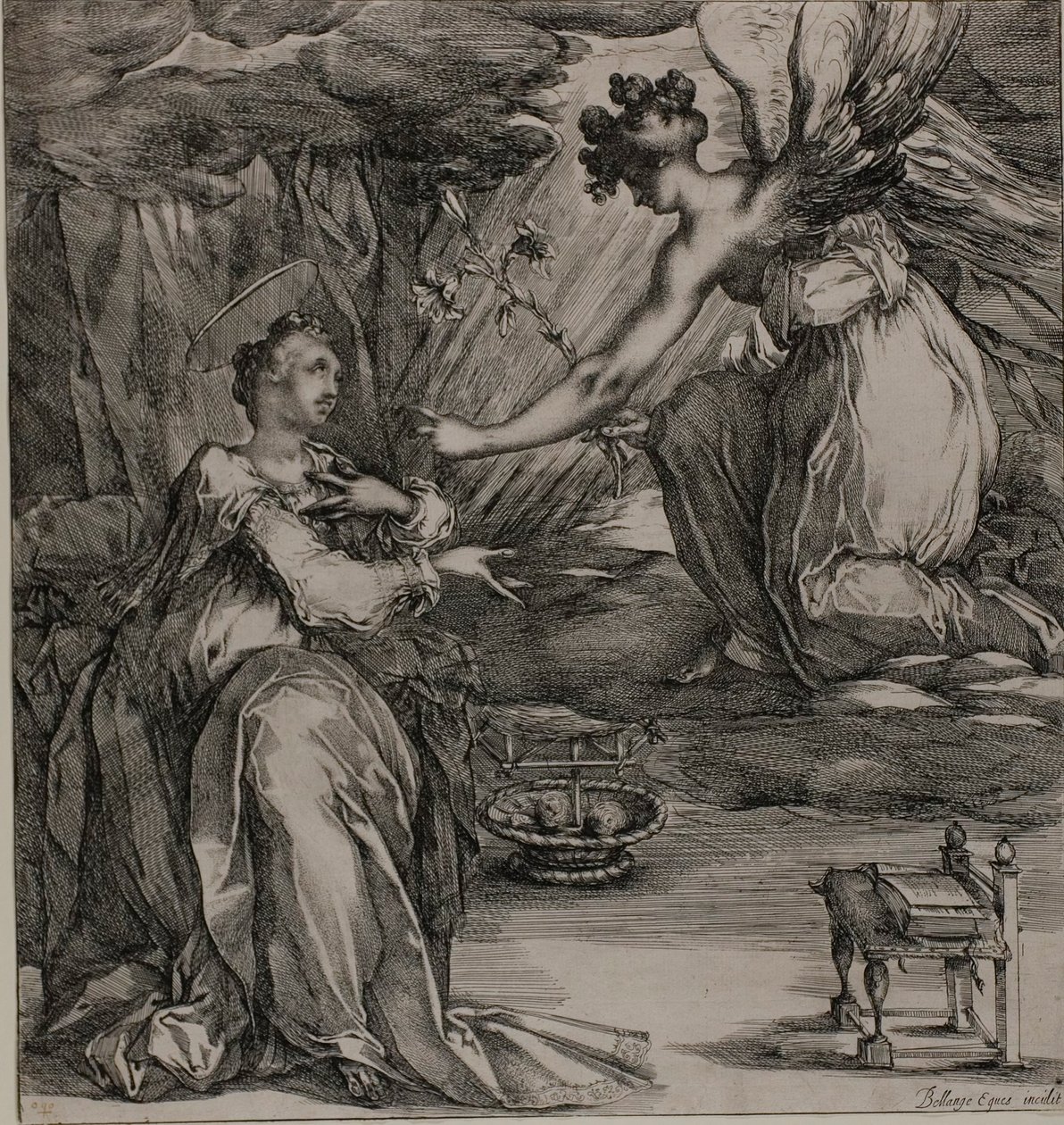 Bebådelsen av Jacques Bellange