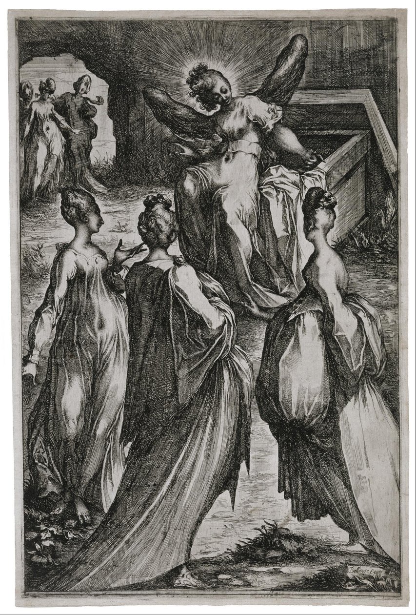 De heliga kvinnorna vid graven av Jacques Bellange