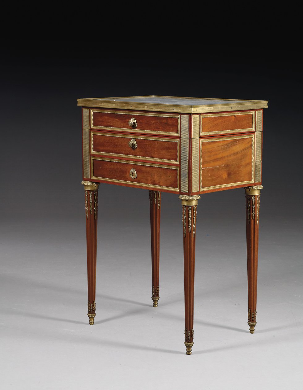 Louis XVI spelbord (ormolu monterad mahogny) (se även 714766) av Jacques Birckle