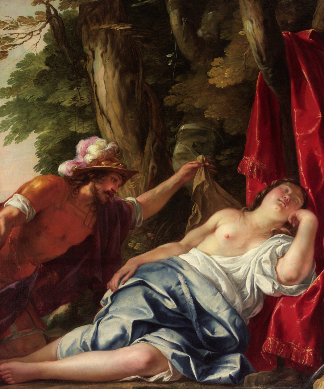 Mars och den vestaliska jungfrun av Jacques Blanchard