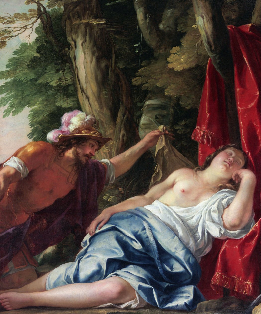 Mars och den vestaliska jungfrun av Jacques Blanchard