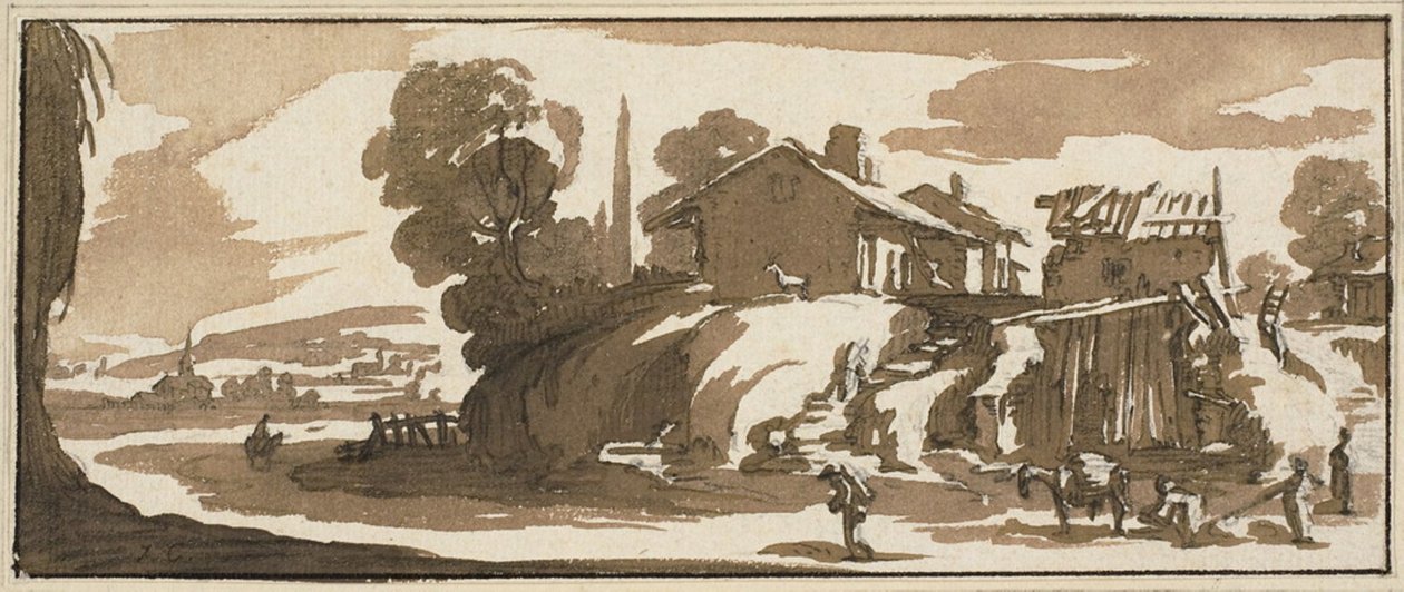 En bondgård av Jacques Callot