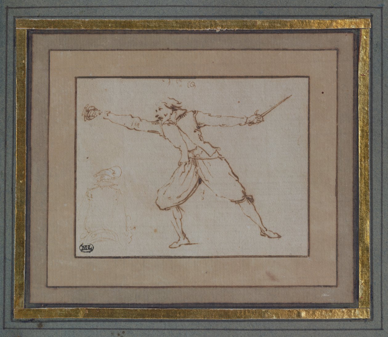 En fäktare, 1766 av Jacques Callot