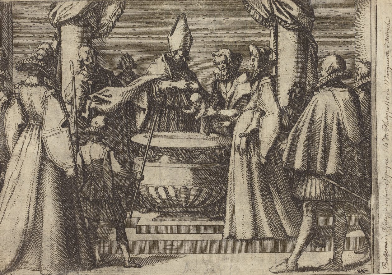 Dopet av Spaniens prins [verso] av Jacques Callot