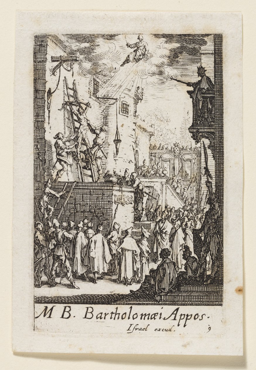 Aposteln Bartolomaios (Bartholomaei Apost.) av Jacques Callot