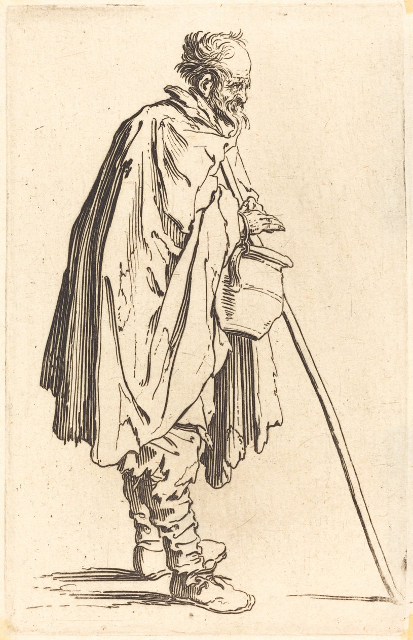 Tiggare med kruka av Jacques Callot