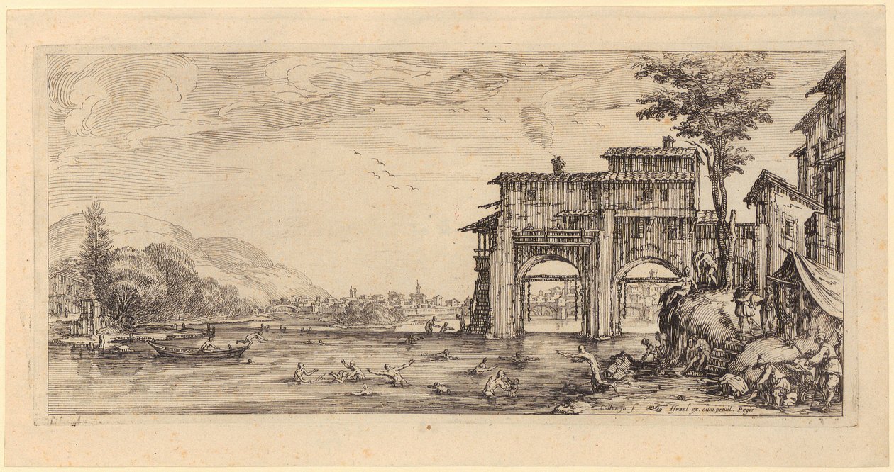 Barnamordet i Betlehem [Plansch 1] av Jacques Callot