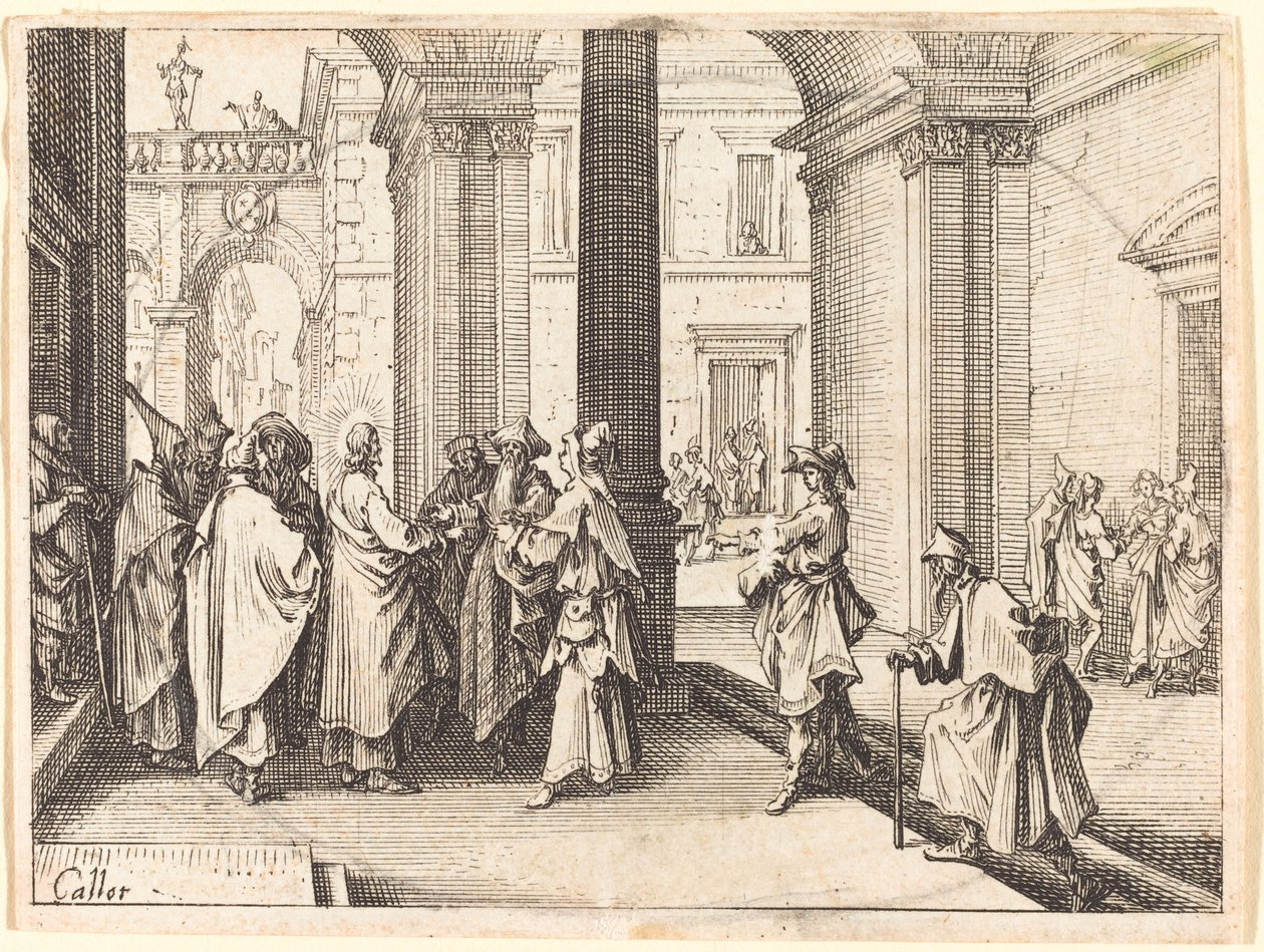 Caesars mynt, 1635. av Jacques Callot