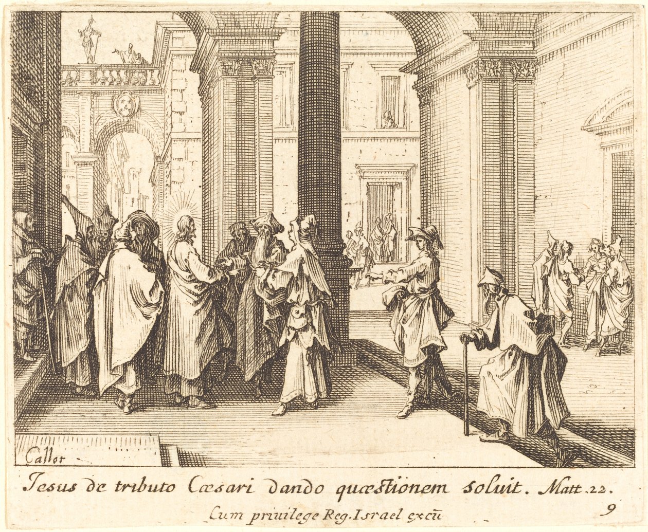 Caesars mynt, 1635. av Jacques Callot