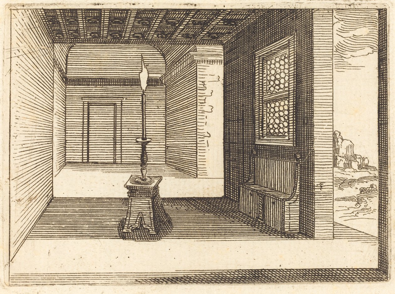 Ljusstake av Jacques Callot