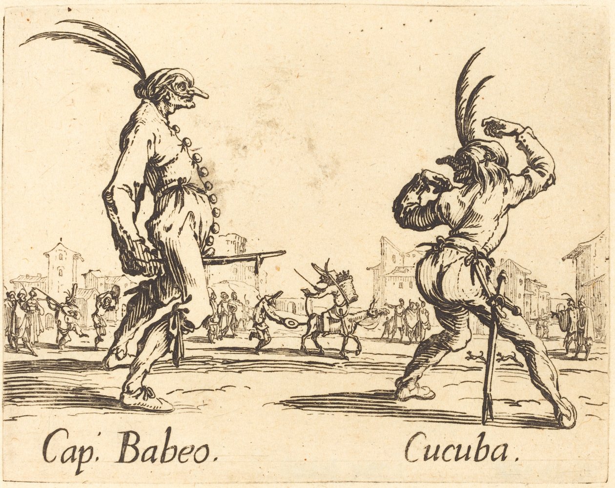 Kapitel Babeo och Cucuba av Jacques Callot