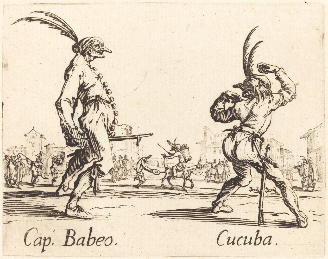 Kapitel Babeo och Cucuba av Jacques Callot
