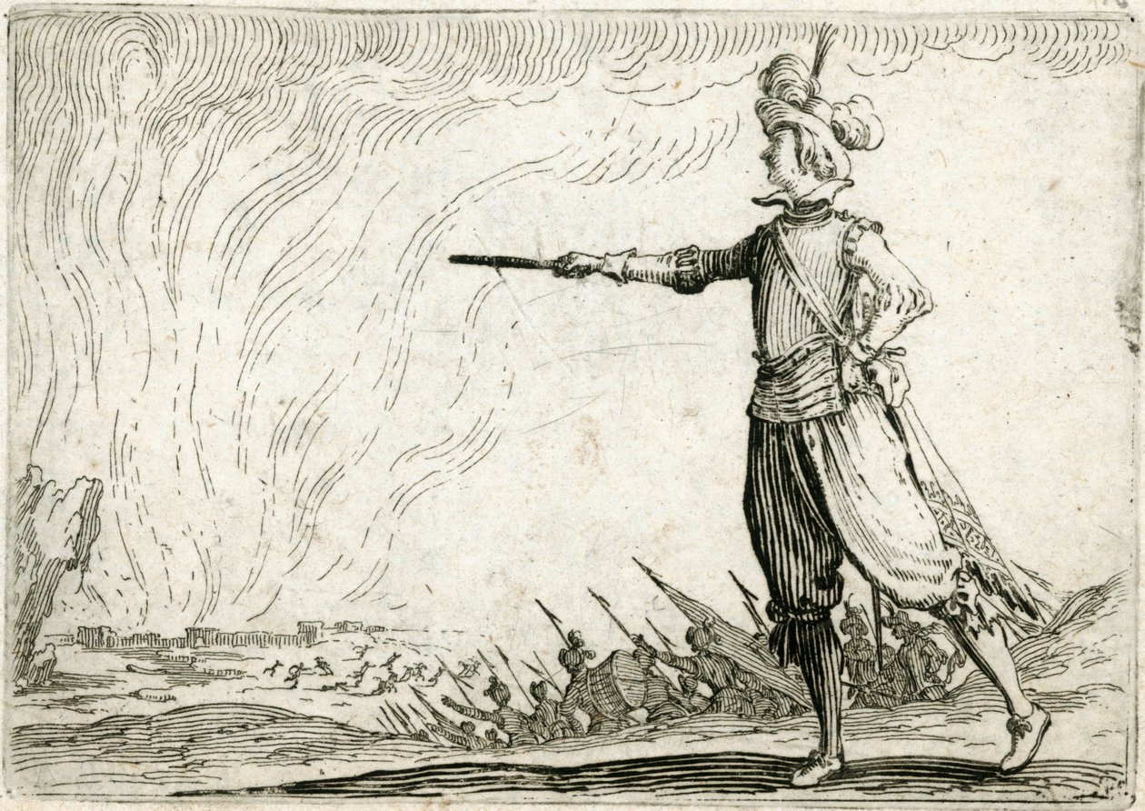 Kapriser av olika figurer av Jacques Callot