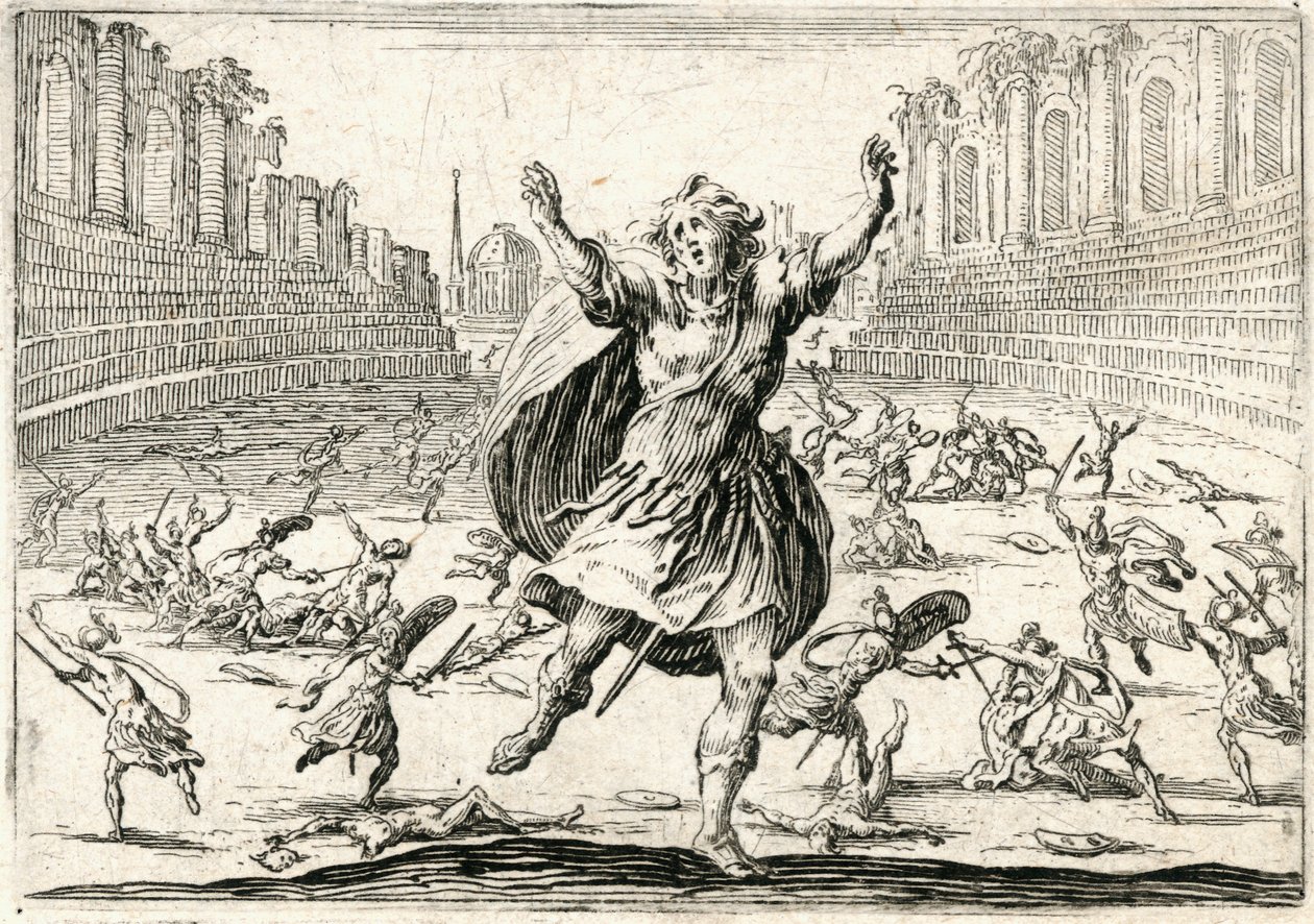 Kapriser av olika figurer av Jacques Callot