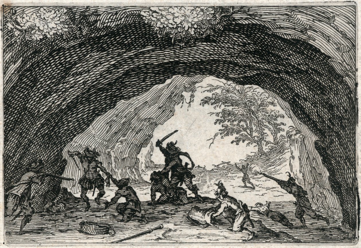 Kapriser av olika figurer av Jacques Callot