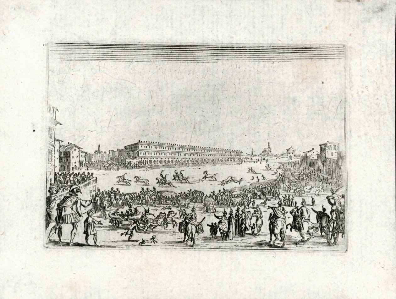 Kapriser av olika figurer av Jacques Callot
