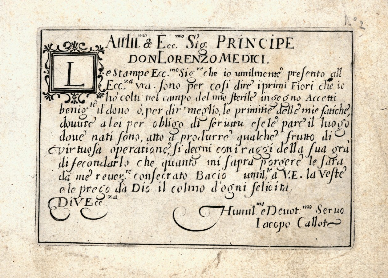 Kapriser av olika figurer av Jacques Callot