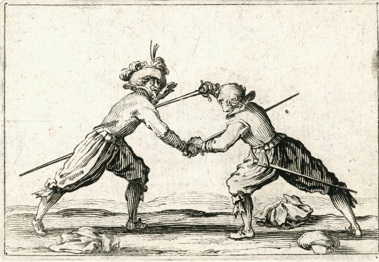 Kapriser av olika figurer av Jacques Callot