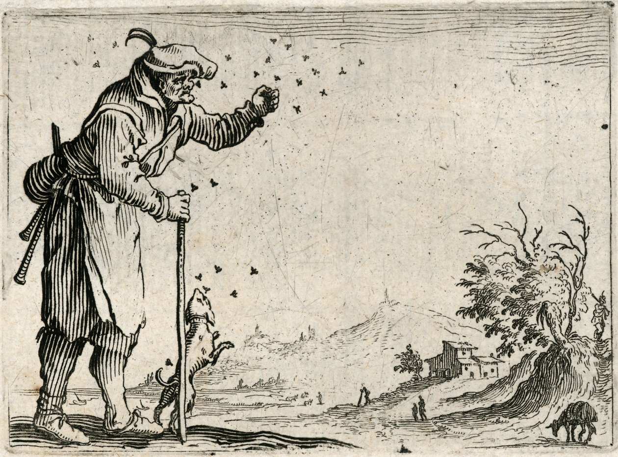 Kapriser av olika figurer av Jacques Callot