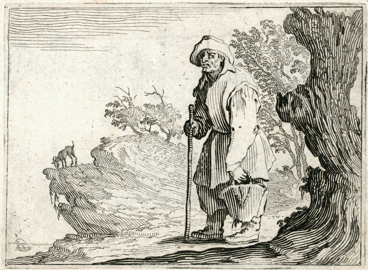 Kapriser av olika figurer av Jacques Callot